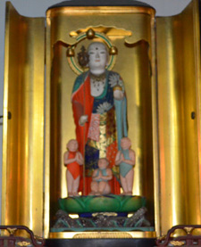 妙喜寺に安置されている師弟延命地蔵菩薩
