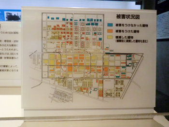 写真 豊川海軍工廠被害状況図