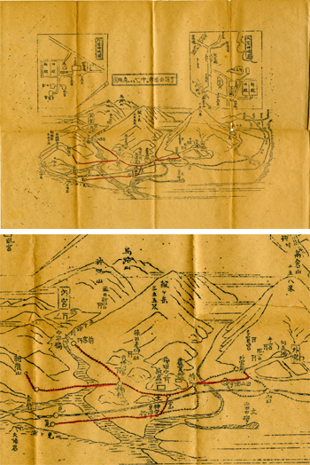 宇治山田市ヲ中心トスル鳥瞰図