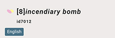 “incendiary bomb”