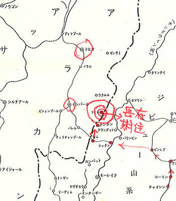 「ビルマ素図」 部分"