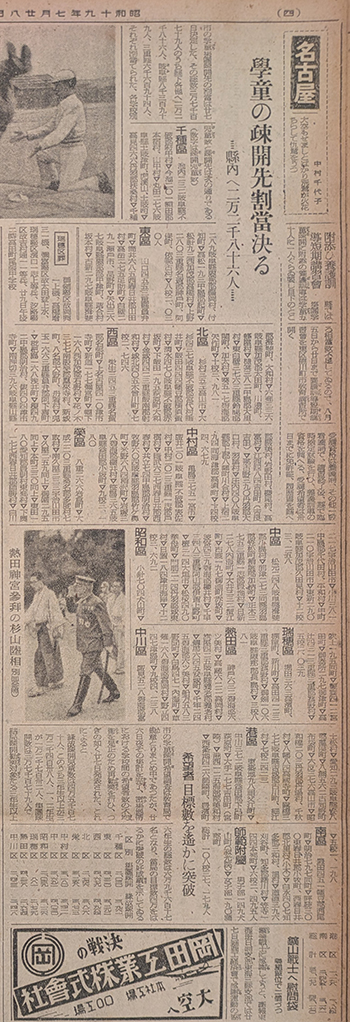 毎日新聞1944年7月28日